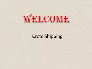 welcome