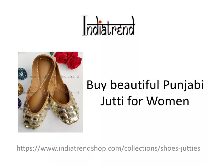 buy beautiful punjabi jutti for women