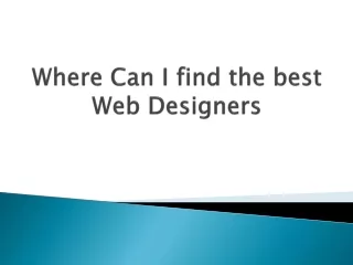 where can i find the best web designers
