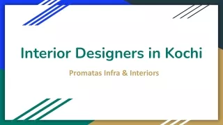 Interior Designers in Kochi