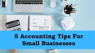 5 accounting tips for small businesses