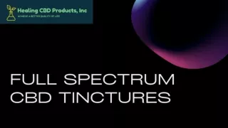 Buy Full Spectrum CBD Tinctures in Cape Coral | Healing CBD Products