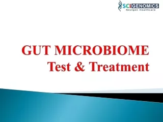 GUT MICROBIOME DISEASE Test & Treatment