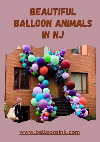 Beautiful Balloon Animals in NJ - Balloons, Ink