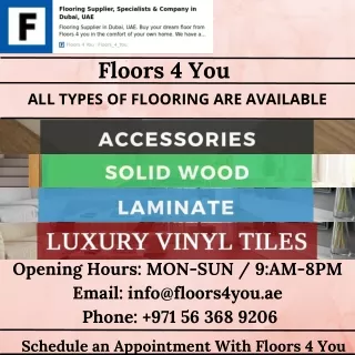 Flooring Supplier, Specialists & Company in Dubai, UAE | Floors 4 you