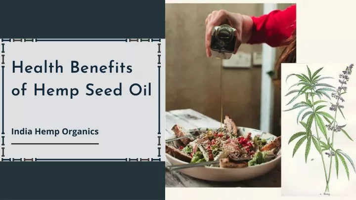 health benefits of hemp seed oil