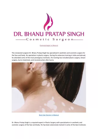 dermatologist in meerut
