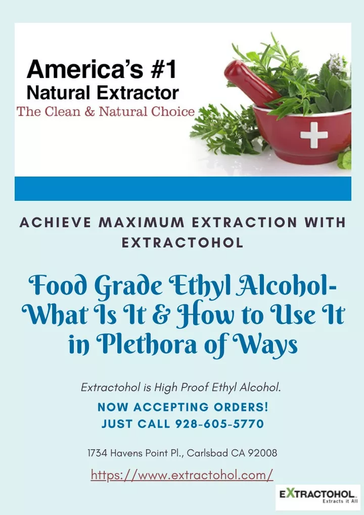 achieve maximum extraction with
