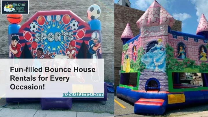 fun filled bounce house rentals for every occasion