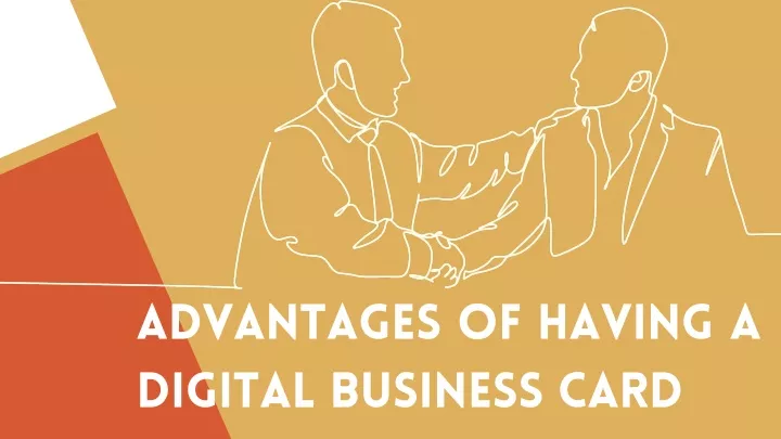 advantages of having a digital business card