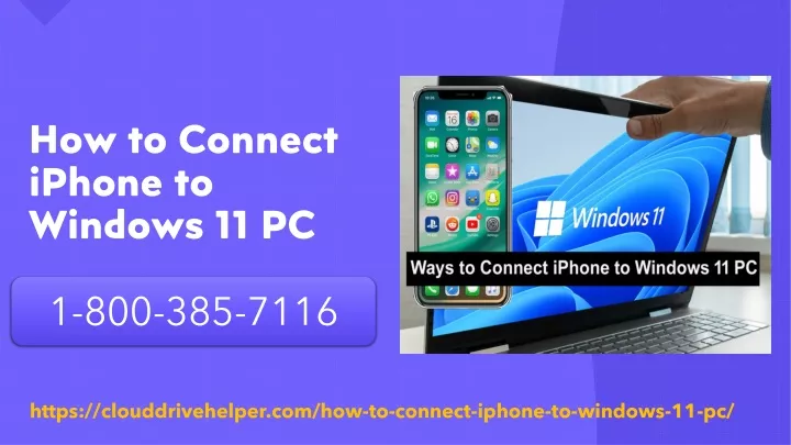 how to connect iphone to windows 11 pc