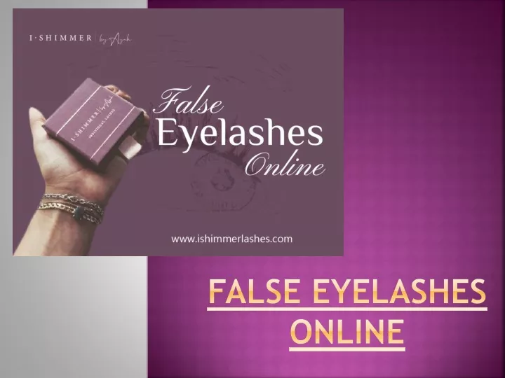 false eyelashes online