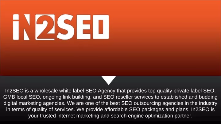 in2seo is a wholesale white label seo agency that