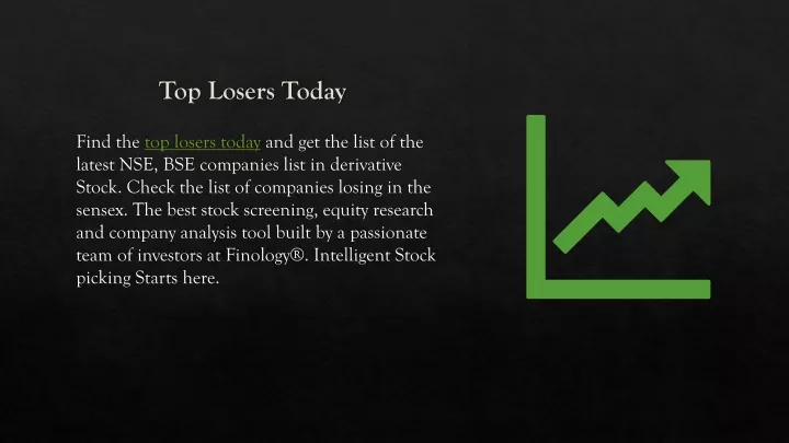 top losers today