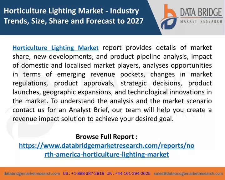 horticulture lighting market industry trends size