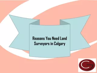 Reasons You Need Land Surveyors in Calgary