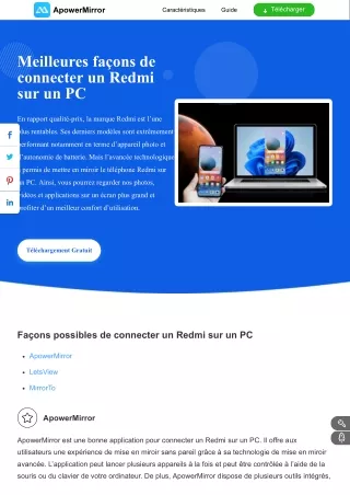 Comment connecter un Redmi sur un PC facilement _