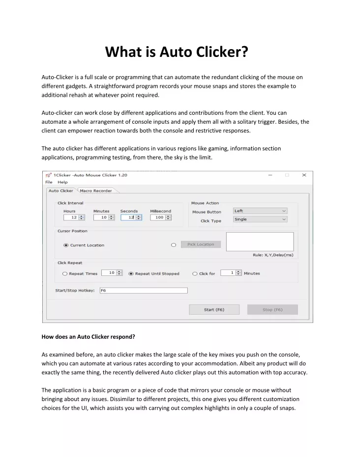 what is auto clicker