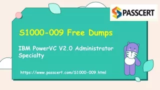IBM PowerVC V2.0 Administrator Specialty S1000-009 Dumps