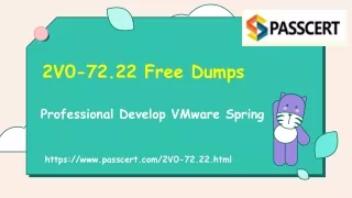 VCP-AM Develop 2022 2V0-72.22 Dumps