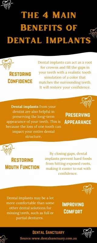 The 4 main benefits of dental implants