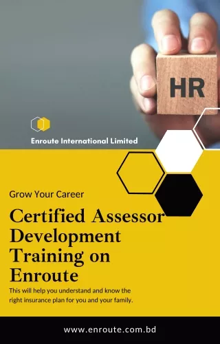 Certified Assessor Development Training on Enroute