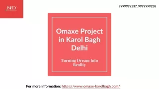 Omaxe Project in Karol Bagh Delhi