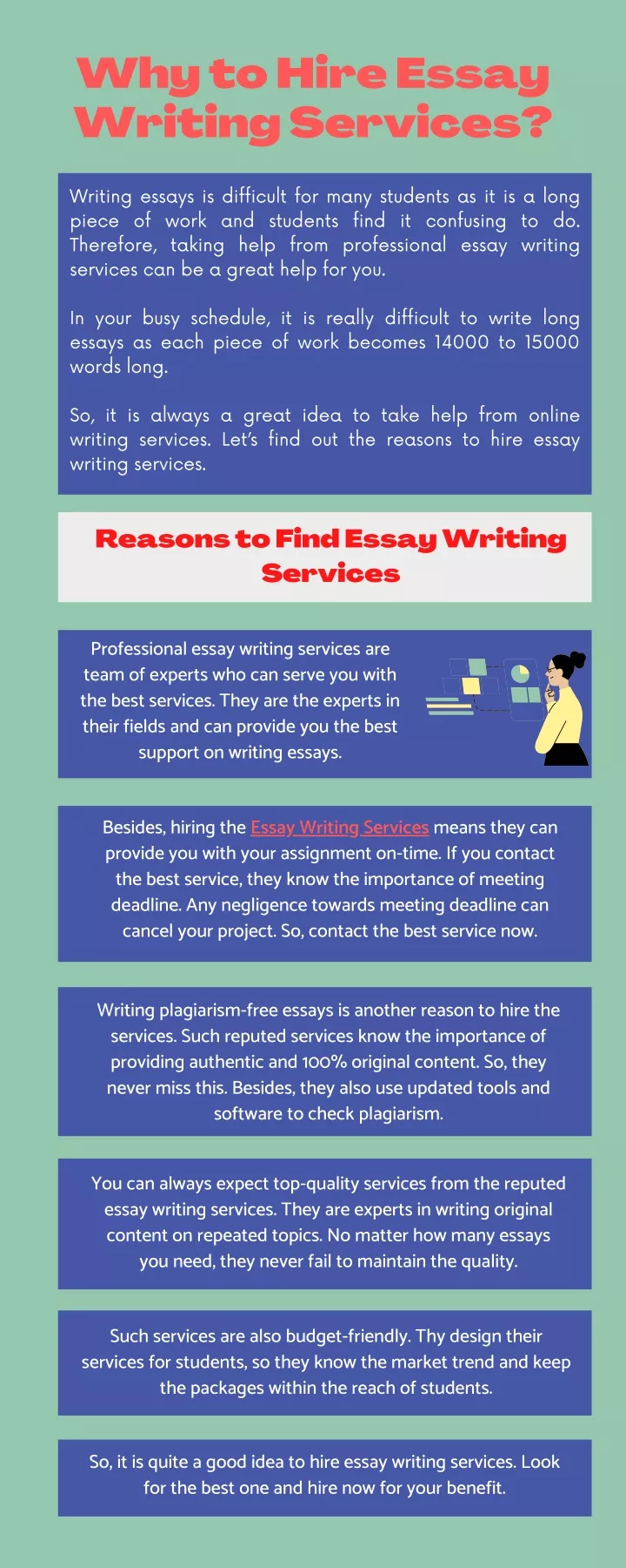 why to hire essay writing services