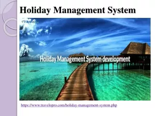 holiday management system