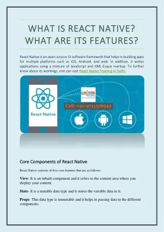 what is react native what is react native what