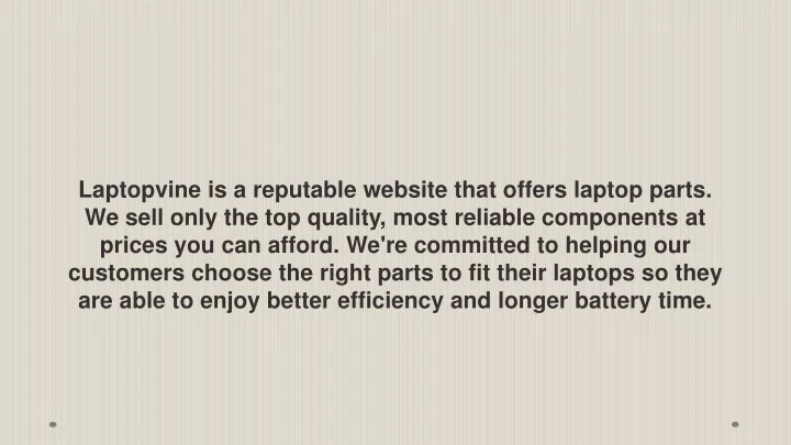 laptopvine is a reputable website that offers