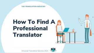 the translation industry