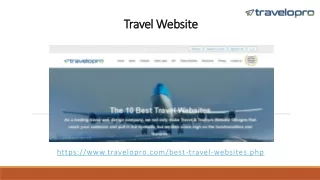 travel website