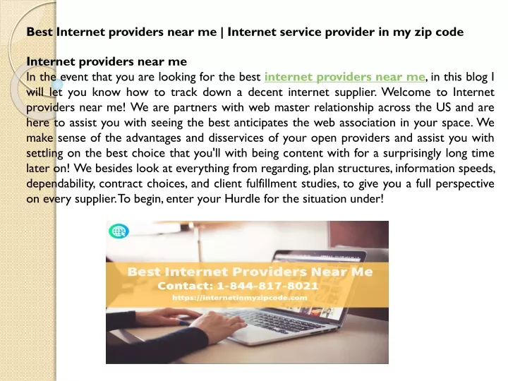 best internet providers near me internet service