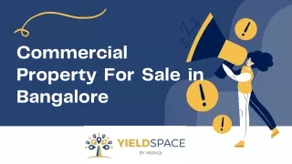 commercial property for sale in bangalore