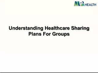 understanding healthcare sharing plans for groups
