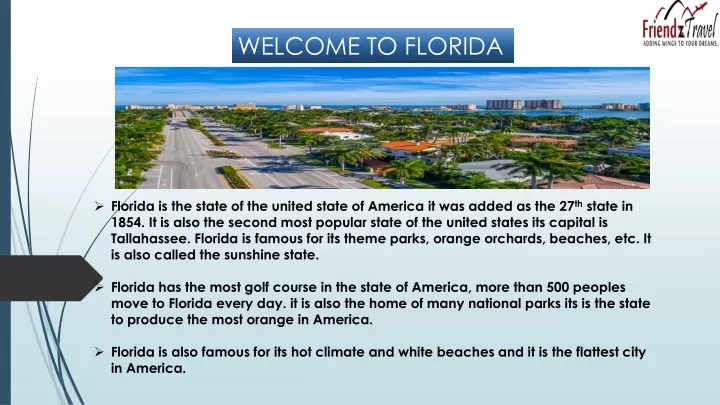 welcome to florida