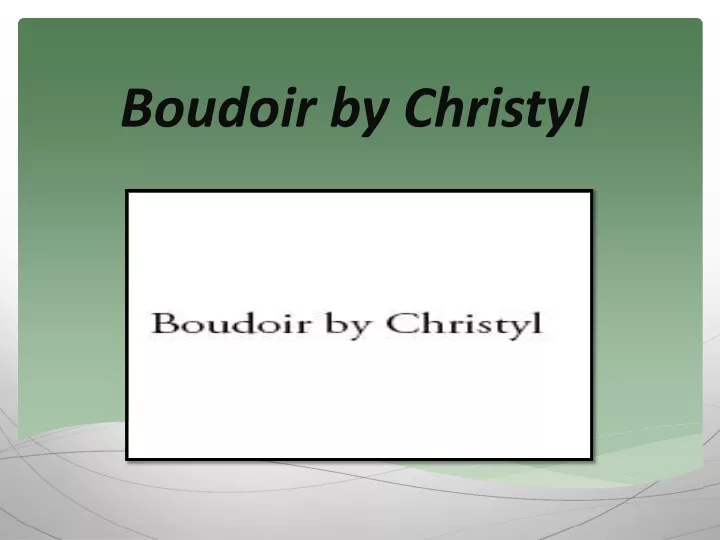 boudoir by christyl