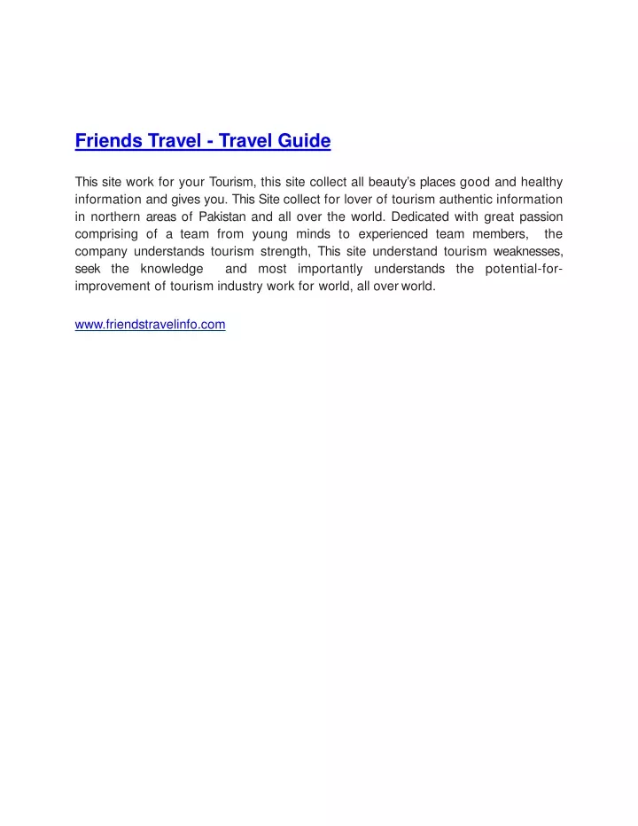 friends travel travel guide this site work