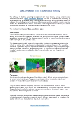 data annotation tools in automotive industry