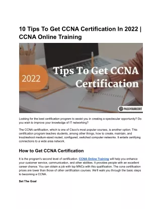 10 tips to get ccna certification in 2022 ccna