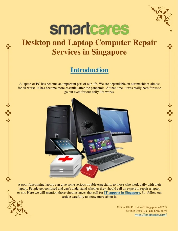PPT - Desktop and Laptop Computer Repair Services in Singapore ...