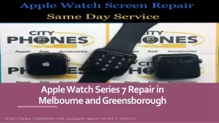 Apple Watch Series 7 Repair in Melbourne and Greensborough