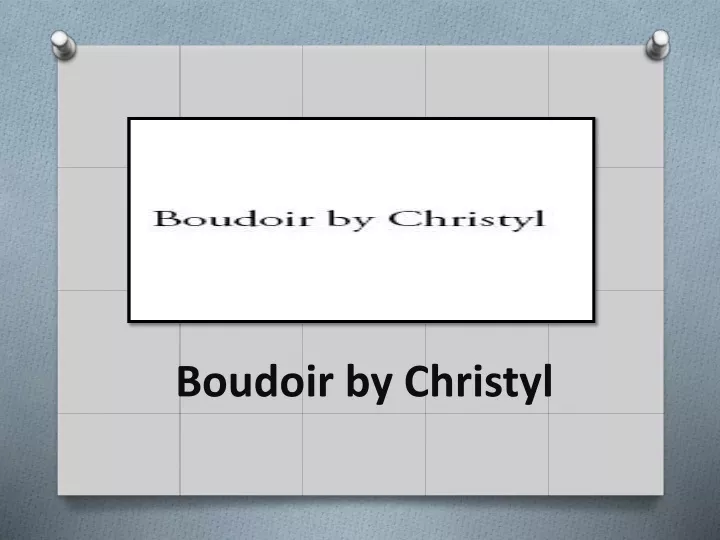 boudoir by christyl