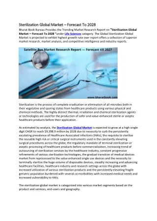 sterilization global market sterilization global