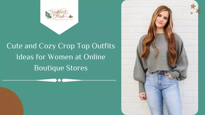 cute and cozy crop top outfits