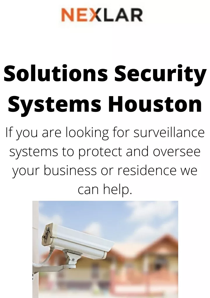 solutions security systems houston can help
