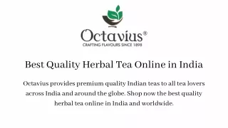 Best Quality Herbal Tea Online in India