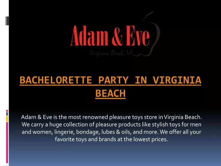 bachelorette party in virginia beach