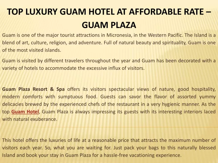 top luxury guam hotel at affordable rate guam plaza